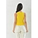 thumbnail image 3 of Polera Musculosa Mujer Amarillo Sin Mangas Talla S, 3 of 3