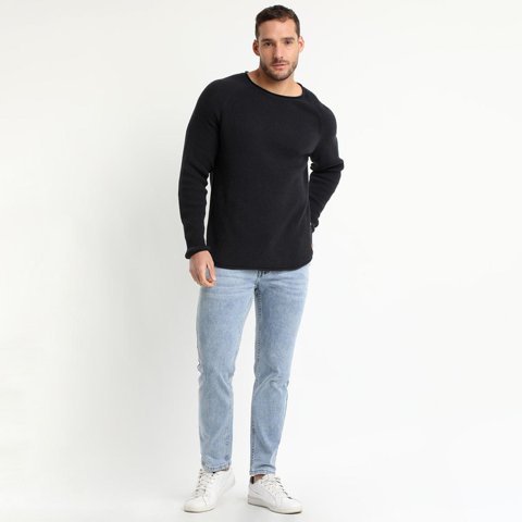 Truval - Sweater Cuello Redondo Gris Medio Gris 3Xl