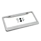 thumbnail image 3 of Chrome Diamonds/Crystals Bling Metal Car License Plate Frame Blanco, 3 of 5