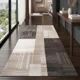 thumbnail image 1 of Alfombra Pasillera 3d Decorativa W.m G Moderna 1.8 M 60 M Cuadritoss Beige Con Cafe, 1 of 3