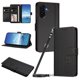thumbnail image 1 of Funda Cartera Trébol para Samsung Galaxy A36 5G con Ranuras Tarjetas y Carga Inalámbrica Negro, 1 of 6