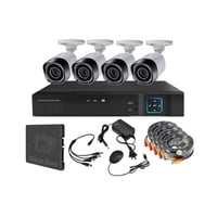 Vipa - Kit 4 Cámaras Seguridad Exterior Con Disco Duro E43Hdd