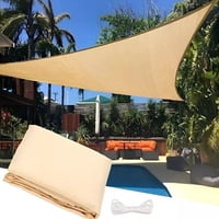 Babyluna - Toldo Vela Triangular 3X3X3M Sombra Garantizada Con Tela Oxford 210D Anti-Uv