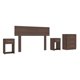 thumbnail image 2 of Combo Respaldo-Veladores-Cajonera Casal Café, 2 of 8