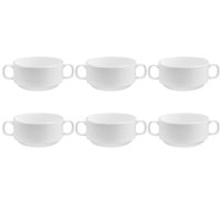 Set 6 Consomera Apilable 320Ml Bormioli Rocco Porcelana