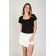 thumbnail image 1 of Polera Escote Cuadrado Amelia Eclipse negro L, 1 of 4