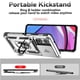 thumbnail image 5 of Funda Resistente Anillo Soporte Motorola Moto G Play 5G 2025 Privacidad Cámara Montaje Magnético Plata, 5 of 6