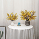 thumbnail image 2 of 6 piezas de flores artificiales de otoño, flores de aliento de bebé falsas, ramo de gypsophila artificial a granel, arreglos florales de seda, centros de mesa para el hogar, cocina, dormitorio, festiv, 2 of 6