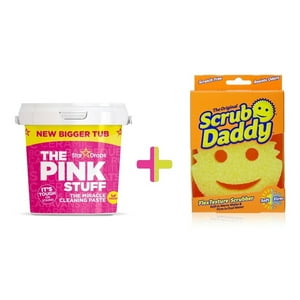 Pack Pasta Multiuso The Pink Stuff 850 Gr + Esponja Scrub Daddy