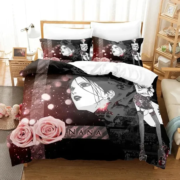 Nana Black Stones Bedding Set Duvet Cover Bed Set Quilt Cover Pillowcase Comforter Boys Adult Bedding Set Bed Sheets