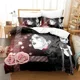 thumbnail image 1 of Nana Black Stones Bedding Set Duvet Cover Bed Set Quilt Cover Pillowcase Comforter Boys Adult Bedding Set Bed Sheets, 1 of 5
