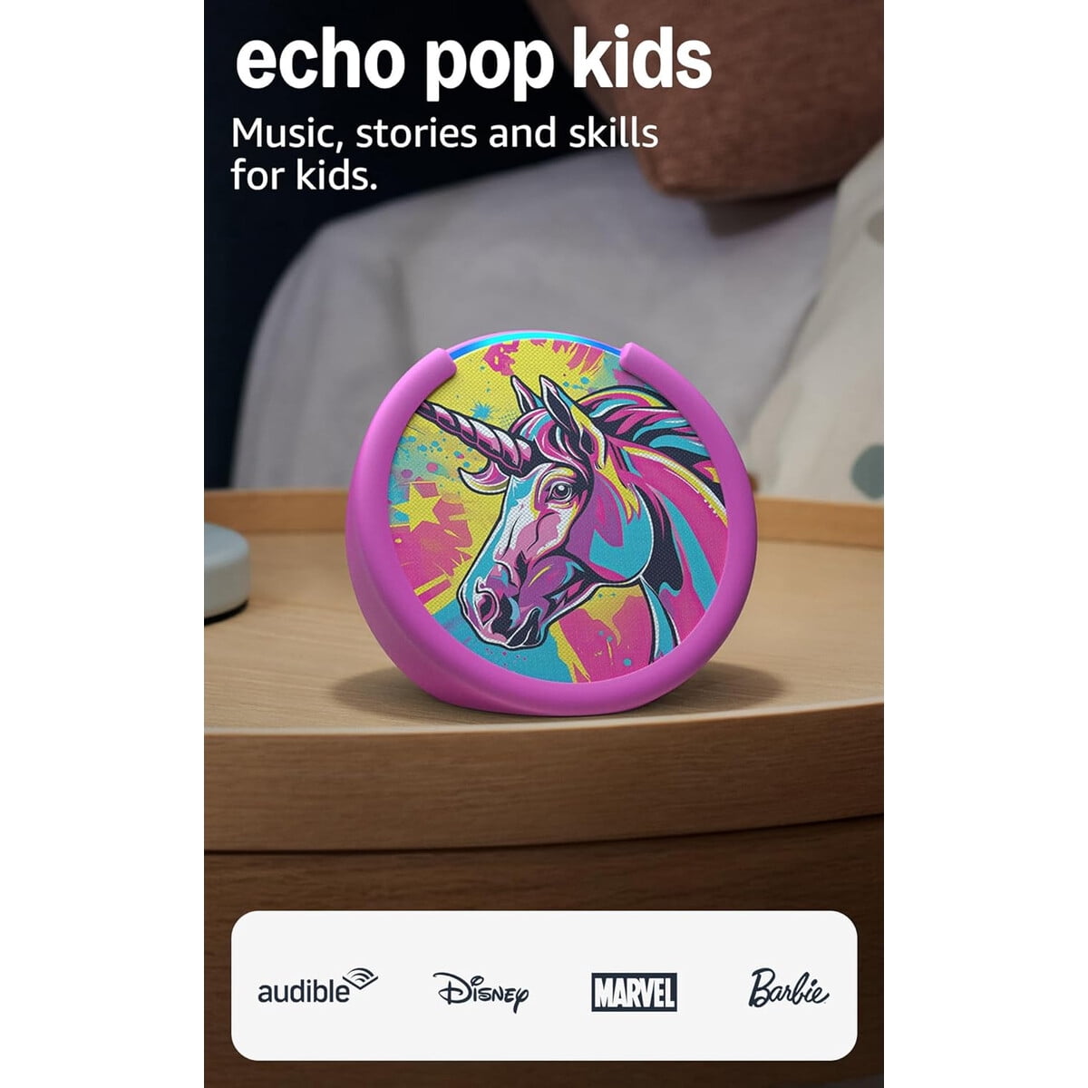 Echo - Parlante Inteligente Pop Kids Alexa Disney