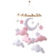 thumbnail image 1 of Móvil Colgante Ceecolia Nube Rosa y Luna para Cuna de Bebé, 1 of 5