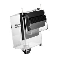 Magideal - Caja De Desbordamiento De Entrada, Accesorios Para Acuario, Acrílico, Fácil De Instalar, Peine De Desbordamiento, Filtro Interno, Sifón, Arranque Auto 2500L Negro