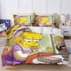 thumbnail image 1 of v2286 Bed Sheets The Simpsons Anime Bedding Set Duvet Cover % Polyester Suitable For Children And Adults -Piece Set Quilt Cover 3-Piece Bedding Set (1 Duvet Cover + 2 Pillow Shams) Bed Sheets ju2286, 1 of 5
