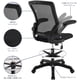 thumbnail image 5 of Silla de dibujo Modway Veer, escritorio de recepción con brazo abatible, color negro, 5 of 9