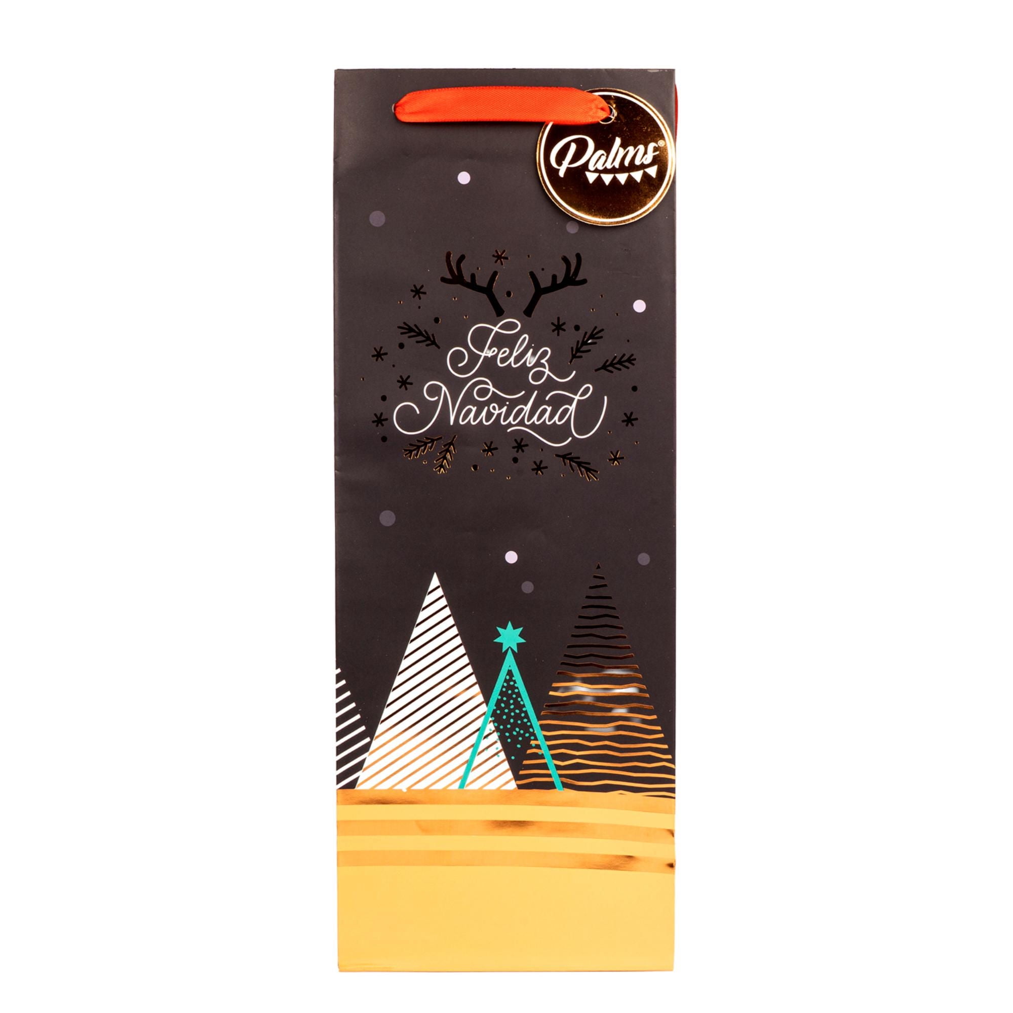 Bolsa Regalo Navidad Botella, 1 Un Palms