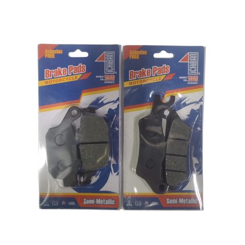 Genérico - Pastillas Freno Delanteras + Traseras Suzuki Vstrom 250 Sx