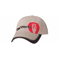 Jockey Chef Works Khaki Logo Rojo