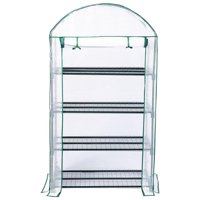 Miabu - Mini Invernadero Vertical Armable 4 Bandejas 158 Cms