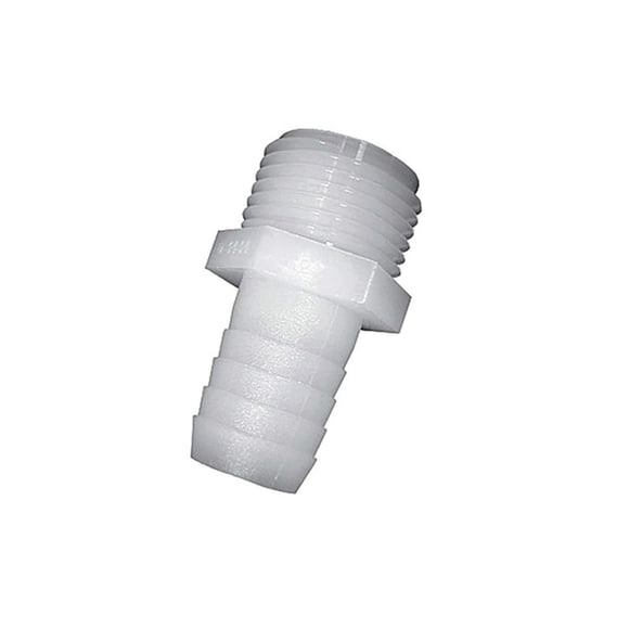 Adaptador de manguera de nylon Green Leaf 3/4 pulgadas MGHT x Dia Barb