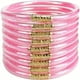 thumbnail image 2 of 9pcs/set Sparkling Glitter Jelly Bracelets for Women and Girls - Resin Prayer Bangle Set with Glamorous Design, 2 of 5