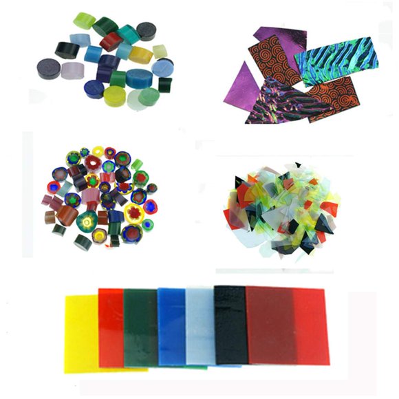 Kit para Fusión de Vidrio Love Charm Coe90 476g 10 Bolsas