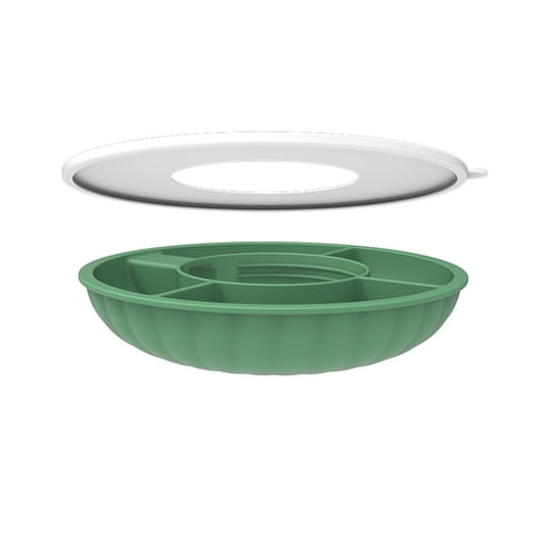 Xusx111 - Snack Bowl Para Taza 40 Oz Con Mango-Perfectamente Compatible Vaso 40 Oz Con Mango, Bandeja De Aperitivos De Silicona Reutilizable