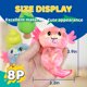 thumbnail image 2 of Stress Ball VESPRO Cute Axolotl Slow Rising, paquete de 8 unidades, 2 of 6