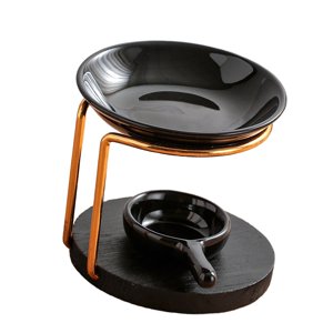 Magideal - Quemador De Aceite, Portavelas, Decoración Del Hogar, Horno Difusor De Aroma, Calentador De Aceite, Quemador De Cera Fundida Para Cafetería, Yoga Tipo B