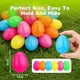 thumbnail image 2 of Huevos de Pascua Druvian, set de 48 piezas de plástico multicolor, 2 of 6