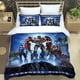 thumbnail image 1 of Transformers cartoon bedding set, soft home textile polyester 3D digital printing, exquisite set, luxury birthday gift Bed Sheets, 1 of 5