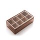 thumbnail image 2 of Caja para té Cornwall de Ironwood, organizador de té de 8 compartimentos, madera de acacia, 2 of 7