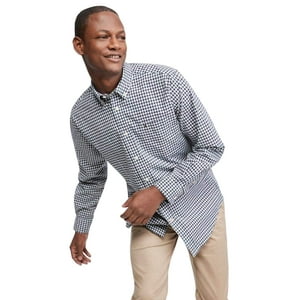 Camisa Tommy Hilfiger De Manga Larga, Corte Clásico, Algodón Beige, Para Hombre