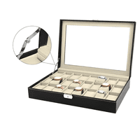 Genérico - Organizador Caja 24 Relojes Exhibidor Elegante Joyas