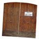 thumbnail image 4 of 2 Paneles Impresión Digital Con Aislamiento Térmico Cortinas 3D Vintage Puerta De Madera, 4 of 5