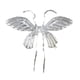thumbnail image 1 of Mariposa Hada Globo Prop Ángel Niños Para Halloween Navidad Telón De Fondo Plata, 1 of 5