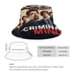 thumbnail image 2 of Mentes Criminales Sombrero bucket para adultos, gorra de protección solar, sombrero de pescador plegable para viajes al aire libre, pesca y actividades de verano, 2 of 6