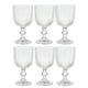 thumbnail image 1 of Set 6 Copas Vino Talladas 360mL Lisa Allegra De Vidrio, 1 of 3