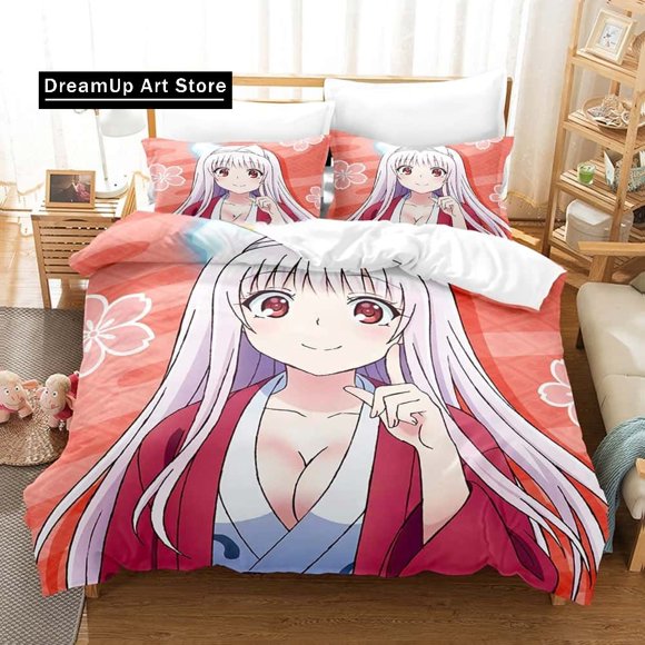 Yuuna Haunted Hot Springs Bedding Set Bed Set Adult Kid Bedroom Duvet cover Se