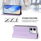 thumbnail image 3 of Funda Billetera con Soporte para Xiaomi Redmi Note 13 5G Bloqueo RFID Plegable Morado claro, 3 of 6