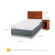 thumbnail image 3 of Box Americano Excellence Plus 1.5 Plaza Base Normal, 3 of 7
