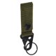thumbnail image 1 of táctica nylon cinturón metal mosquetón gancho clave correas hebilla clip ejército verde, 1 of 3