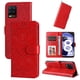 thumbnail image 1 of Funda tipo cartera FOXDOCK para Realme 8 Pro , diseño girasol en relieve, cuero PU, cierre magnético, soporte y tarjetero, 1 of 5