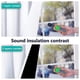 thumbnail image 5 of Cortinas para ventanas NICETOWN, 100% opacas, 2 paneles, blancas, 5 of 9