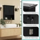 thumbnail image 3 of Mueble de Baño Montado en la Pared Costway Puertas Dobles Negro, 3 of 3