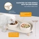 thumbnail image 2 of Juego de cuencos para comida y agua Raised Cat AHX con soporte antideslizante, 2 of 6