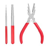 Bothyi - 3X Herramienta De Bucle De Alambre, Herramienta Para Formar Anillos, Varillas De Bucle De Alambre, Alicates Para Hacer Fianzas