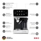 thumbnail image 4 of Cafetera Expresso LatteKaffee 20 TH-165DEL 1.8 Litros 1350W Negro, 4 of 7