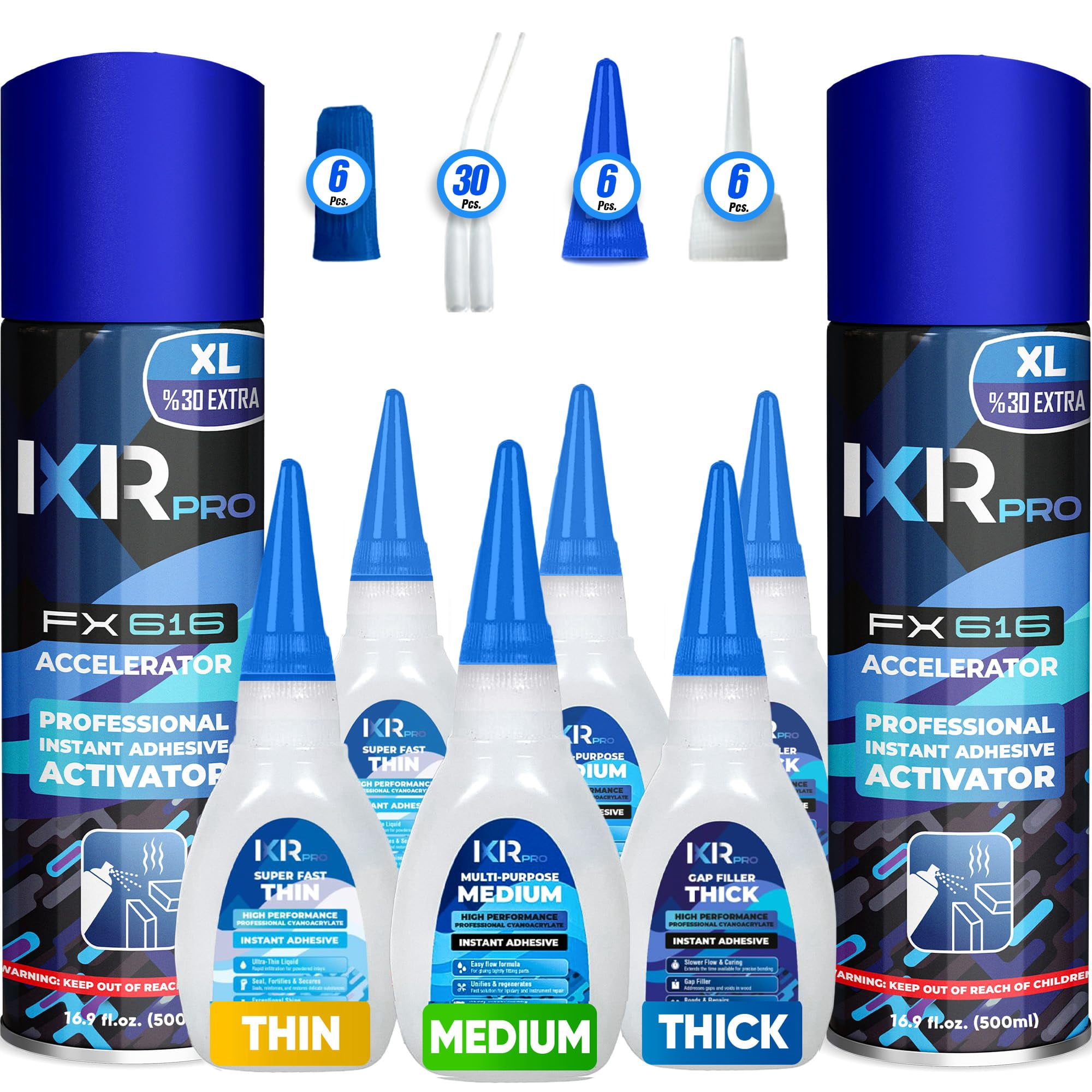 Pegamento Ca Con Kit Activador Ixirpro, Pegamento De Cianoacrilato, 50 Ml